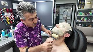 Deep Relax ASMR Professional Haircut, Head Massage and Skincare