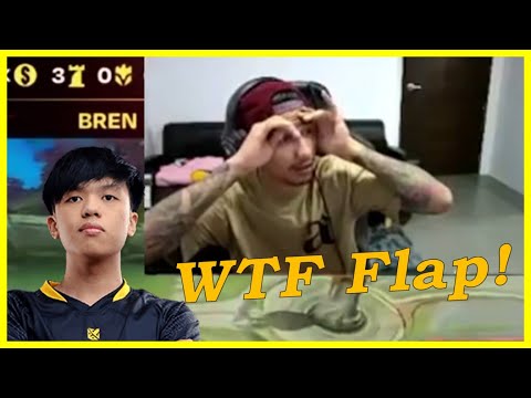 Dogie losing it on FlapTzy putting BREN on his back