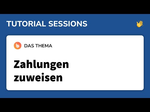 Zahlungen Zuordnen in bookitup