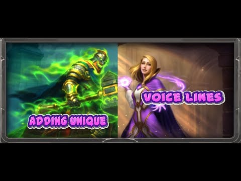WE MADE IT Scholar Jaina and Horseman Uther.  adding unique voice lines