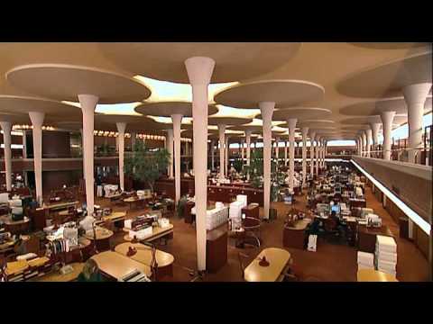 Architecture. Frank Lloyd Wright "Johnson Wax Administrative Building"
