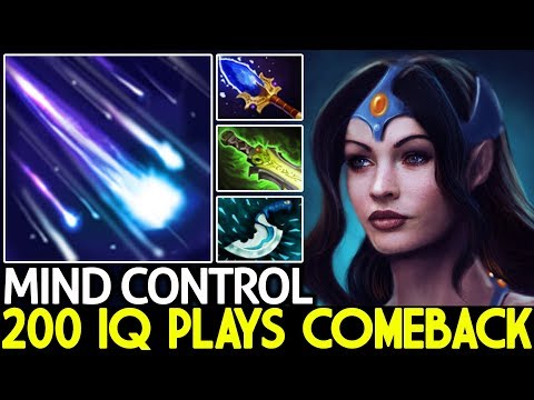 MIND_CONTROL [Mirana] 200 IQ Plays Comeback Hard Game 7.25 Dota 2