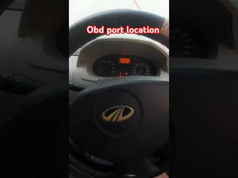 Mahindra verito obd port location #shortsvideo #shorts #verito