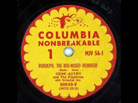 Gene Autry & The Pinafores "Rudolph, The Red-Nosed Reindeer" & "If It Doesn't Snow On Christmas"
