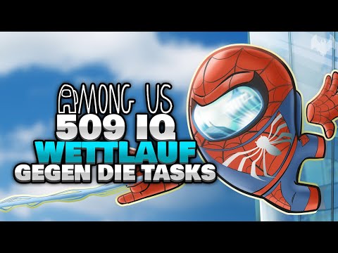 509 IQ WETTLAUF vs 3 BÖSE CREWMATES 🙃 - ♠ Among Us ♠