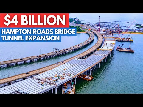Inside Virginia's $4 BILLION Underwater Highway Rebuild: Hampton Roads Bridge Tunnel