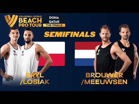 Bryl/Losiak vs. Brouwer/Meeuwsen - Semi Final Highlights Doha 2023 #BeachProTour