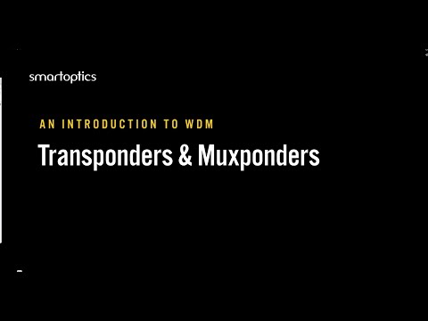 Transponders and Muxponders