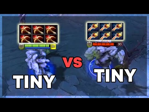 Tiny 6 Rapiers vs Tiny 6 Daedalus - Dota 1v1 WHO WINS?