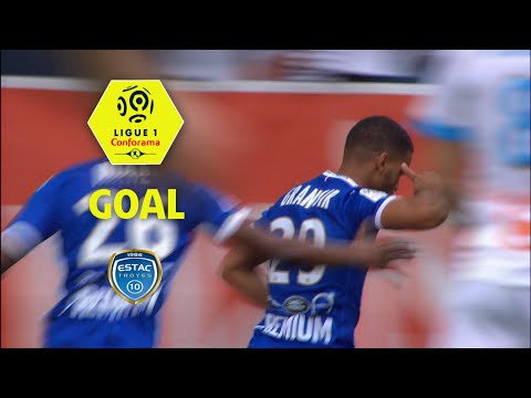 Goal Samuel GRANDSIR (1') / ESTAC Troyes - Olympique de Marseille (2-3) (ESTAC-OM) / 2017-18