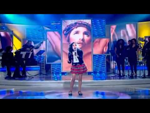 O Poder do Teu Amor   Michely Manuely   Programa Raul Gil   Jovens Talentos Kids   YouTube