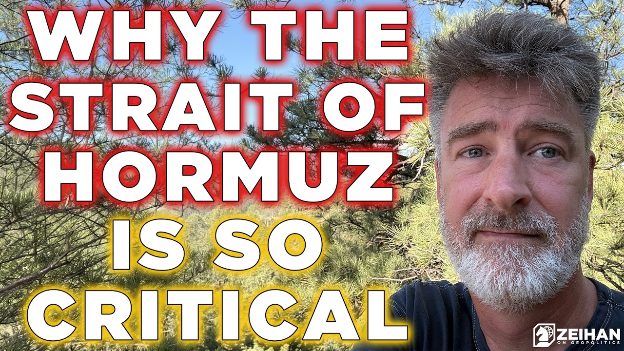 Peter Zeihan on the Strait of Hormuz, mapped live
