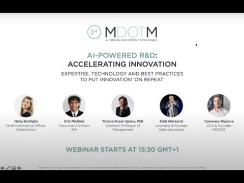 MDOTM FRONTIERS #4 - AI-Powered R&D: Accelerating Innovation