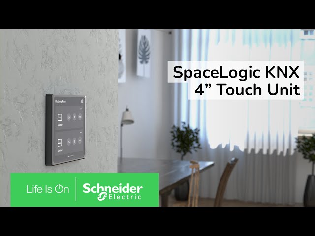 schneider electric Kosketusnäyttö knx schneider spacelogic knx 4inch