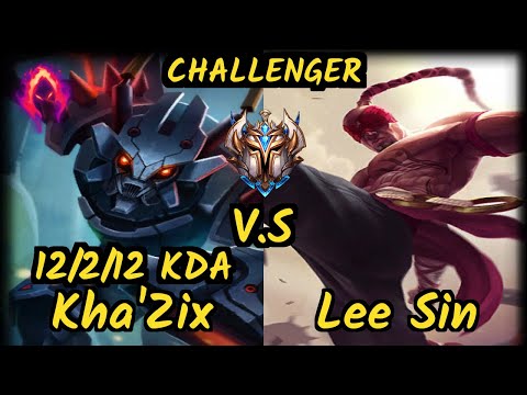 OPT Dardoch (KHA'ZIX) vs LEE SIN - 12/2/12 KDA JUNGLE CHALLENGER GAMEPLAY - NA