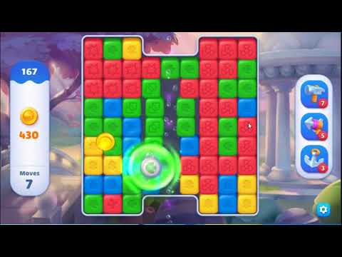 Fishdom Blast Level 167 - NO BOOSTERS GAMEPLAY 🐠 | SKILLGAMING ✔️