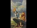 El Rey León En Vhs