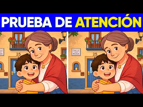 Can you spot the 3 differences? 👦🏻❤️👵🏻 10 Visual Challenges for Quick Minds 🧠