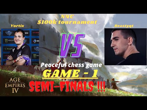 N4C Tournament $100k - AOE 4 - Beastyqt vs Vortix | Game - 1