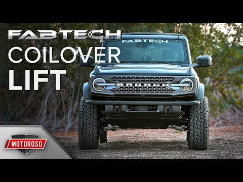 FabTech 4" Coilover Lift Kit for the 21+ Bronco | K2385DL & K2378DL