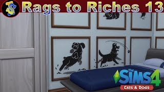 Let's Play The Sims 4 Rags to Riches Cats and Dogs EP13