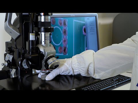 Italian production plant - A microscope in the PCB quality check department