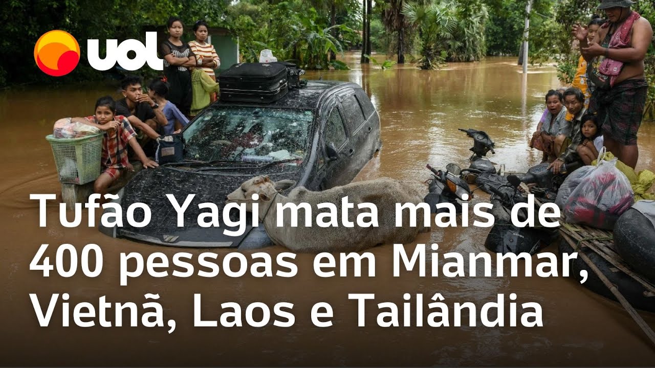 Tufão Yagi causa mais de 400 mortes em Mianmar, Vietnã, Laos e Tailândia; país faz apelo por ajuda
