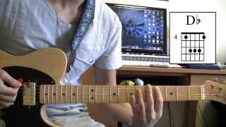 Sugar by Maroon 5 - Guitar Lesson (NO CAPO)