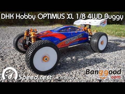 • DHK Hobby - Optimus XL 1/8 Buggy - Speed test •