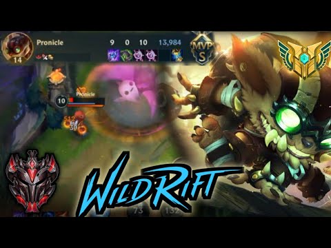 Top Server Ziggs No death Challenge Mid Gameplay, High elo rank -Wild Rift