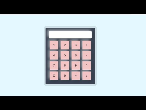 Basic Calculator With Html Css And Javascript Step By Step Tutorial