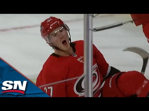 Hurricanes Score Three Unanswered In The Third To Rally Back vs. Blue Jackets
