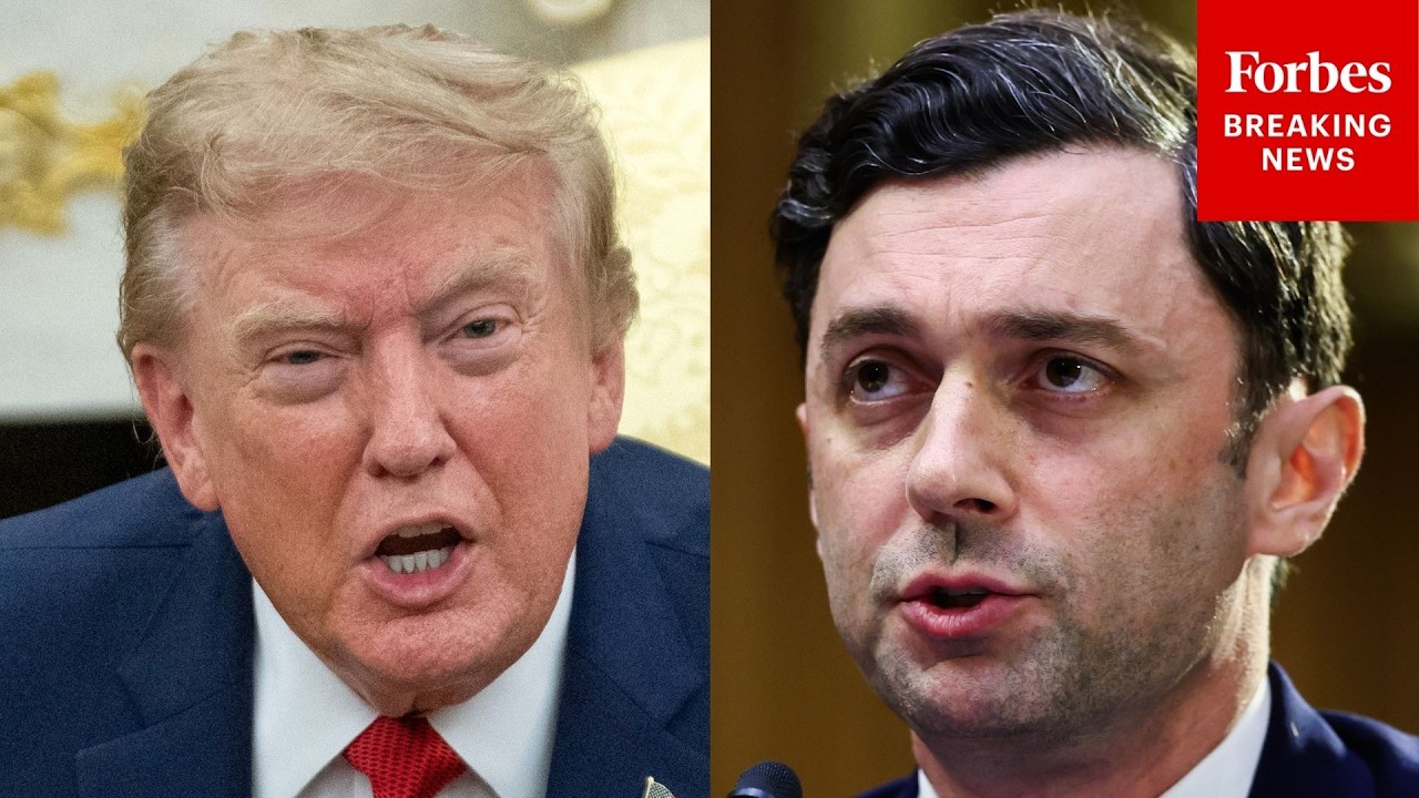 Video: Trump responds to Ossoff's Natalie Harp comment by outlining White House ballroom plans