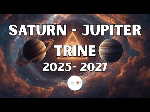 Saturn – Jupiter Trine 2025 – 2027 | Stability Meets Expansion | AstroViktor