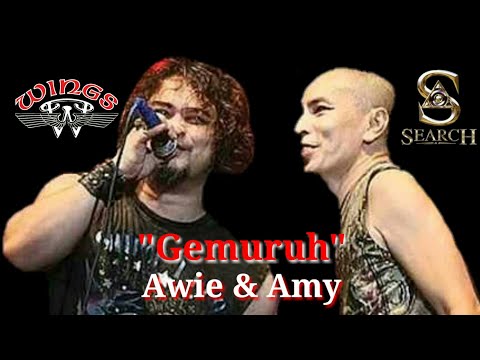 Gemuruh ~ Awie Wings & Amy Search (lirik)