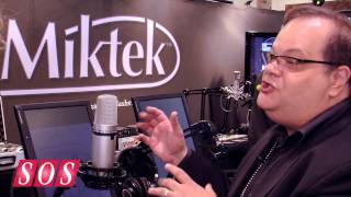 Video thumbnail for Miktek C1 Cardioid Condenser Mic - Summer NAMM 2013 by Sound On Sound magazine