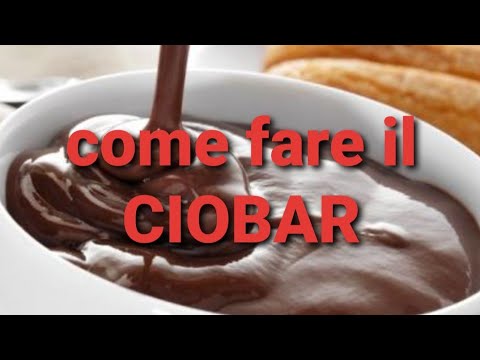 Come fare il ciobar perfetto