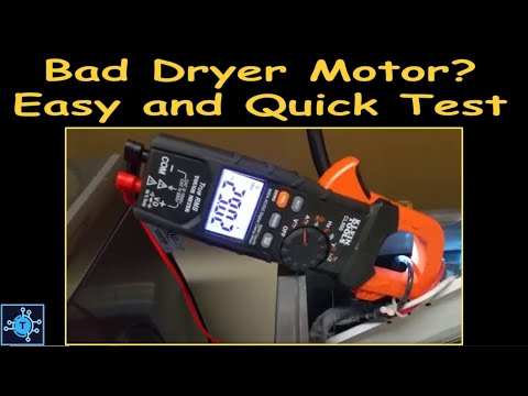 #18 - Dryer Motor Test: The Easiest Way to Diagnose a Failing Motor!