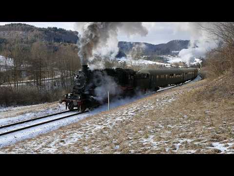 Mit 58 311 und 97 501 auf die Alb - Dreikönigsdampf der EFZ 2026