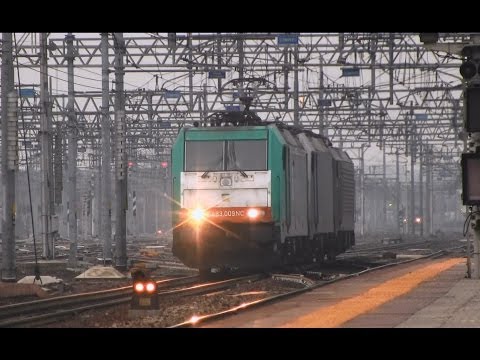 NordCargo Überführung, OceanoGate 483, oder italo AGV - Buntes in Rogoredo