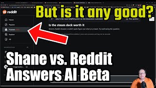 Reddit's "Answers" AI Beta UNLOCKED - Is it Good, Bad or Ugly? Let's Find Out Together