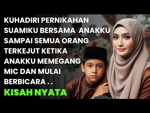 KUHADIRI PERNIKAHAN SUAMI DENGAN ANAKKU SEMUA TERDIAM KETIKA ANAKKU MENGAMBIL MIC DAN MULAI BICARA