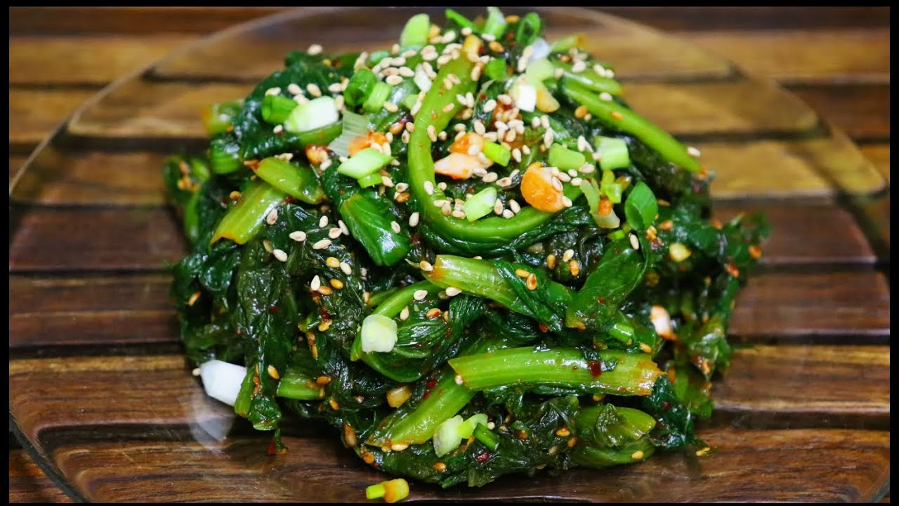 [상추무침]상추!아직도 생으로 무치나요?시금치무침보다 훨씬 맛있는 밑반찬  상추나물 고추장무침!