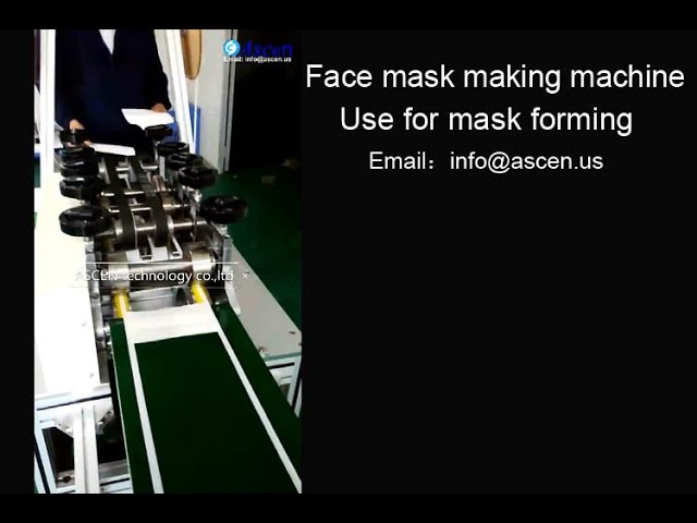 outer ear loop face mask making machine