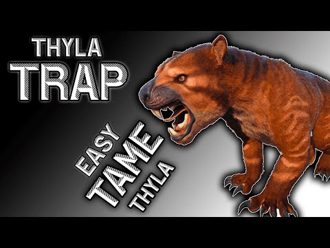 How to tame a Thylacoleo - Best Thylacoleo Trap in Ark - Thyla Ark Survival Evolved