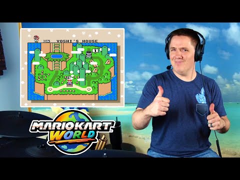 The Super Mario World Map Medley In Mario Kart World Is Awesome On Drums!