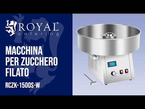 Video - Macchina per zucchero filato - 62 cm - Acciaio inox