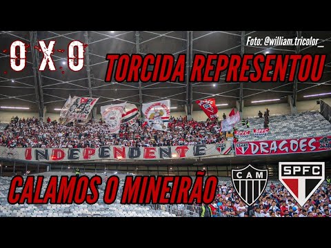 CALAMOS O MINEIRÃO | Atlético-MG 0 x 0 São Paulo | Viagem + Torcida na Bancada | Time jogou bem |