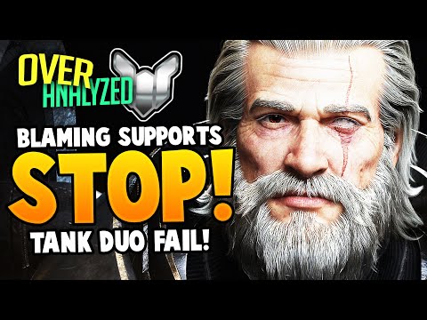 Overwatch Coaching - Tanks STOP Blaming Supports!! (How NOT to Throw!!) [OverAnalzyed]