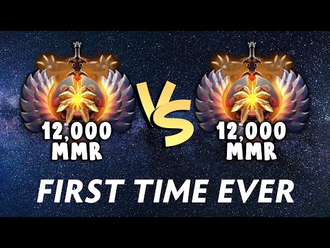12,000 MMR vs 12,000 MMR — FIRST TIME in Dota History